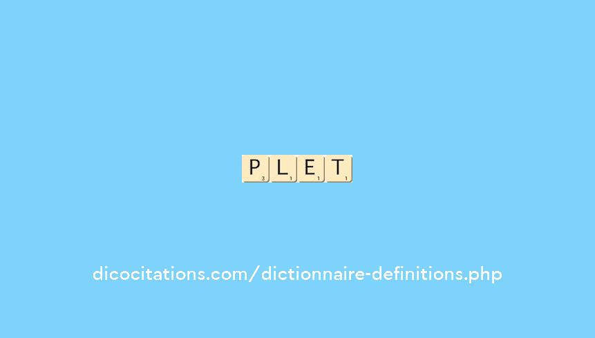 plet plet