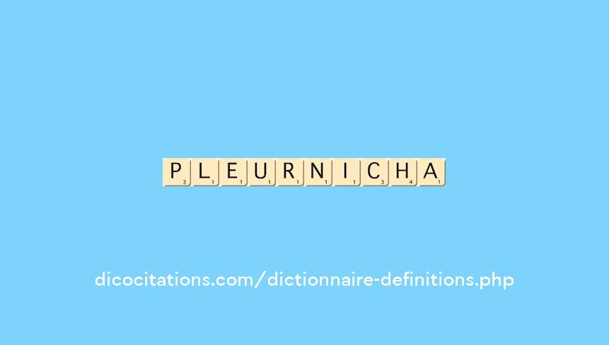 pleurnicha pleurnicha