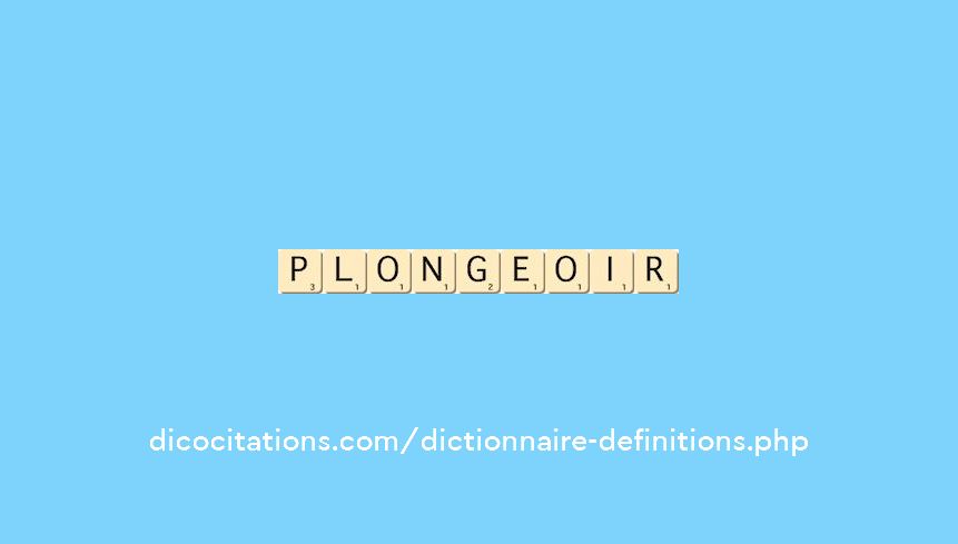 plongeoir plongeoir