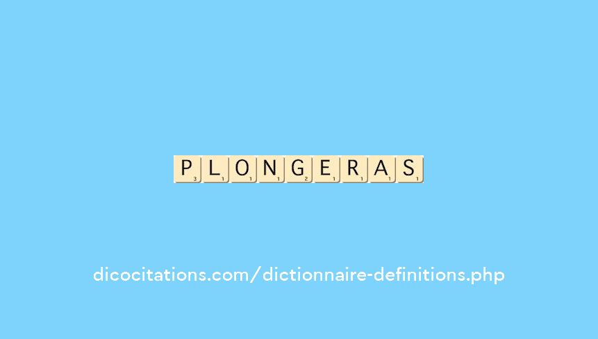 plongeras