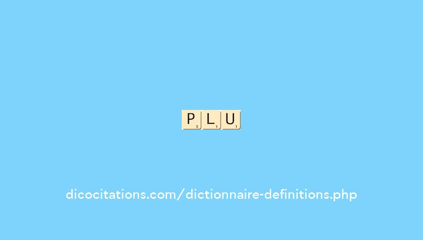 plu plu