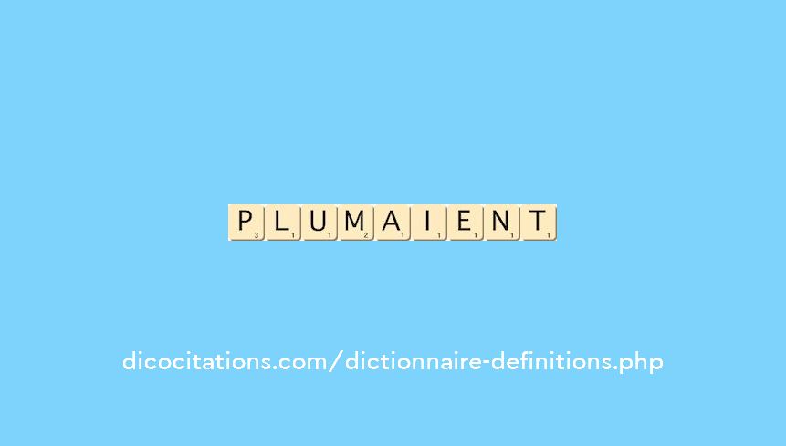 plumaient