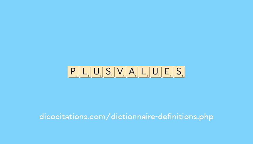 plus-values plus-values