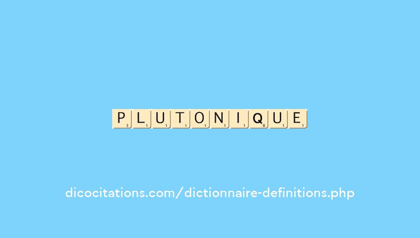 plutonique plutonique
