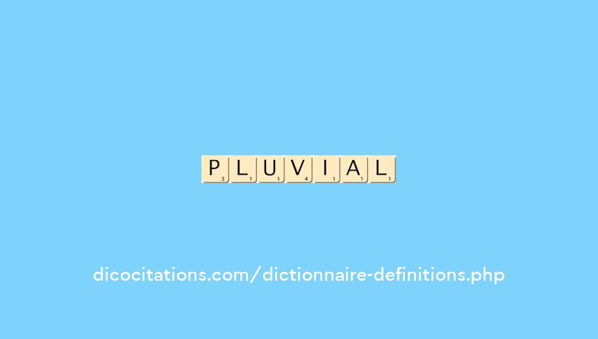 pluvial pluvial