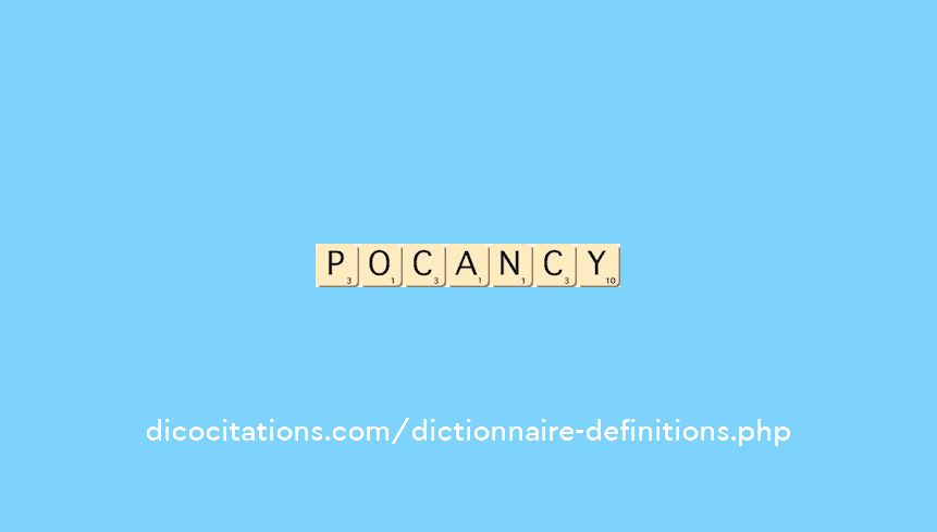 pocancy