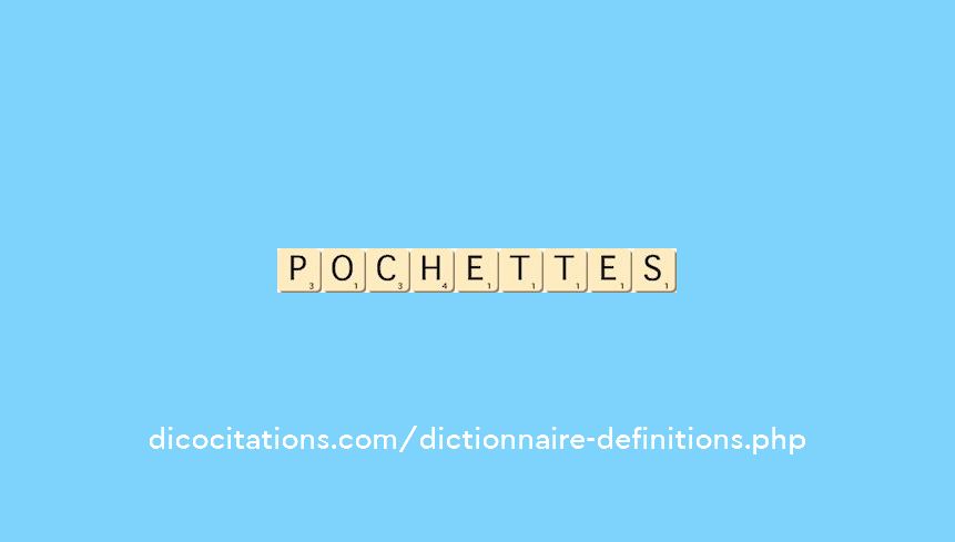 pochettes pochettes
