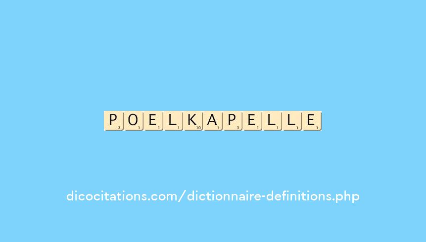 poelkapelle poelkapelle