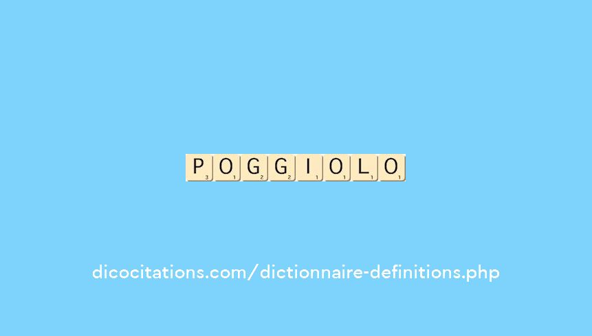 poggiolo