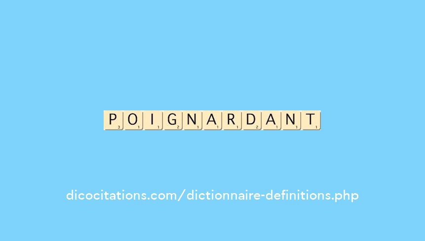 poignardant poignardant