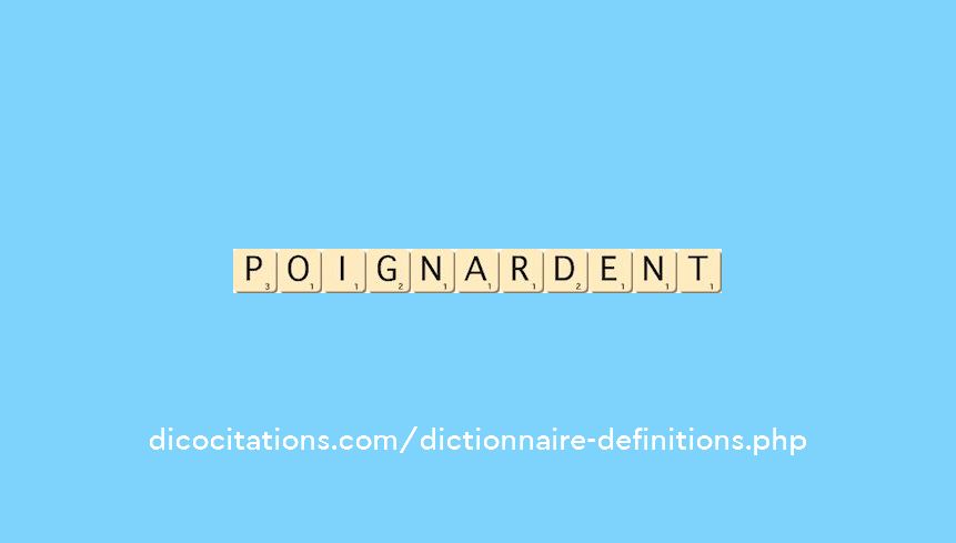 poignardent poignardent