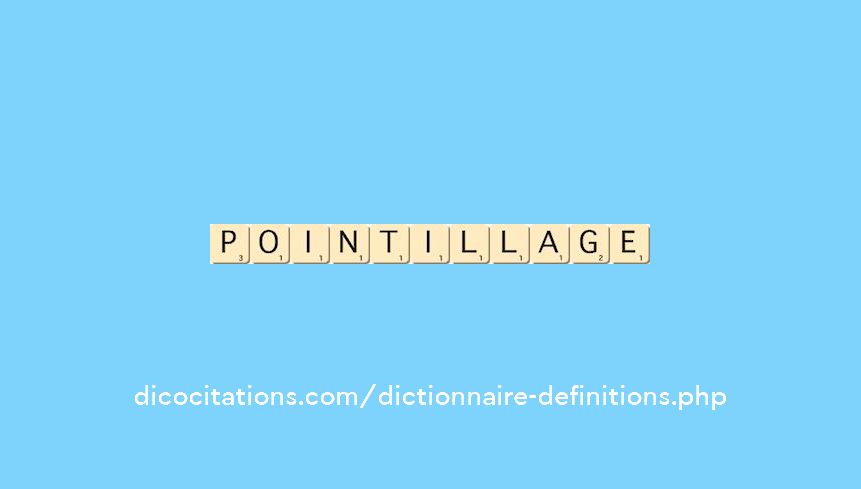 pointillage