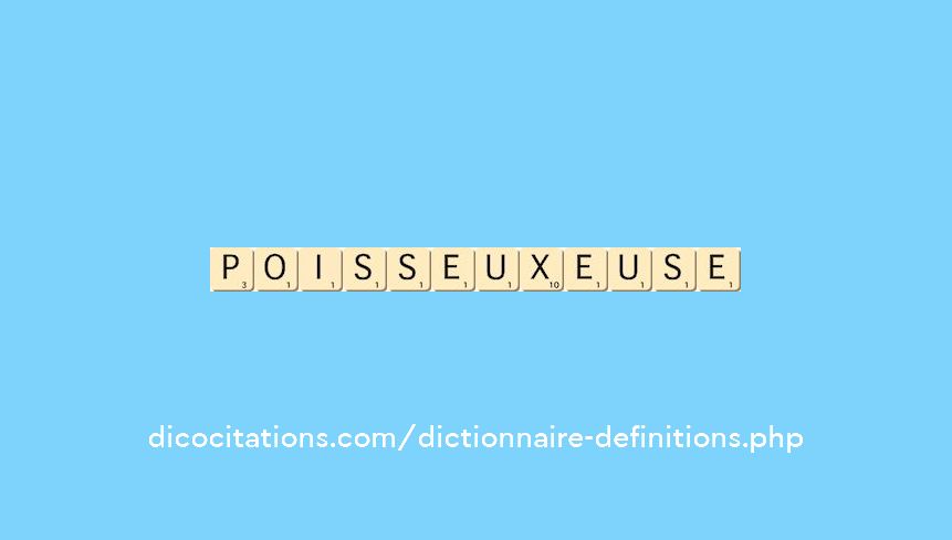 poisseux--euse