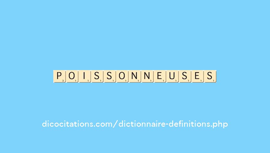 poissonneuses poissonneuses