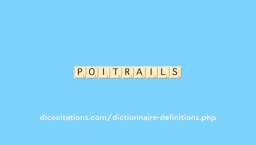 poitrails poitrails