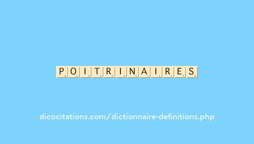 poitrinaires poitrinaires