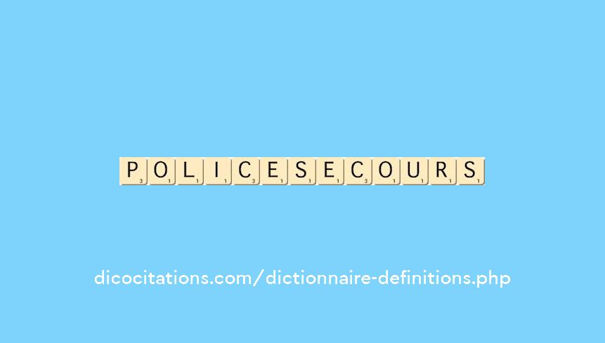 police-secours