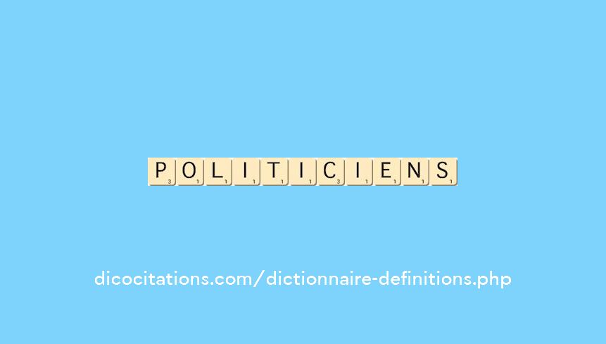 politiciens politiciens