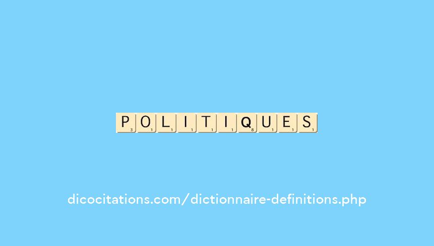 politiques