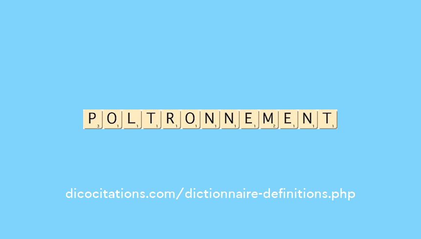 poltronnement