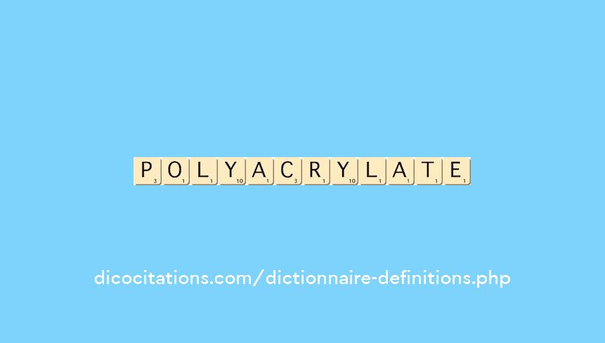 polyacrylate