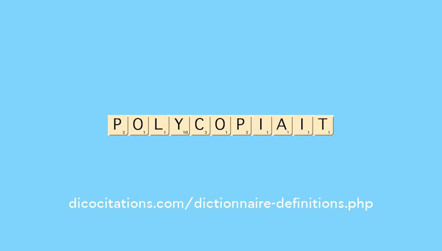 polycopiait polycopiait