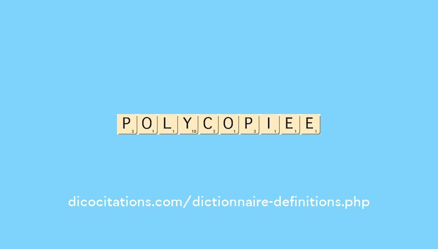 polycopiee polycopiee