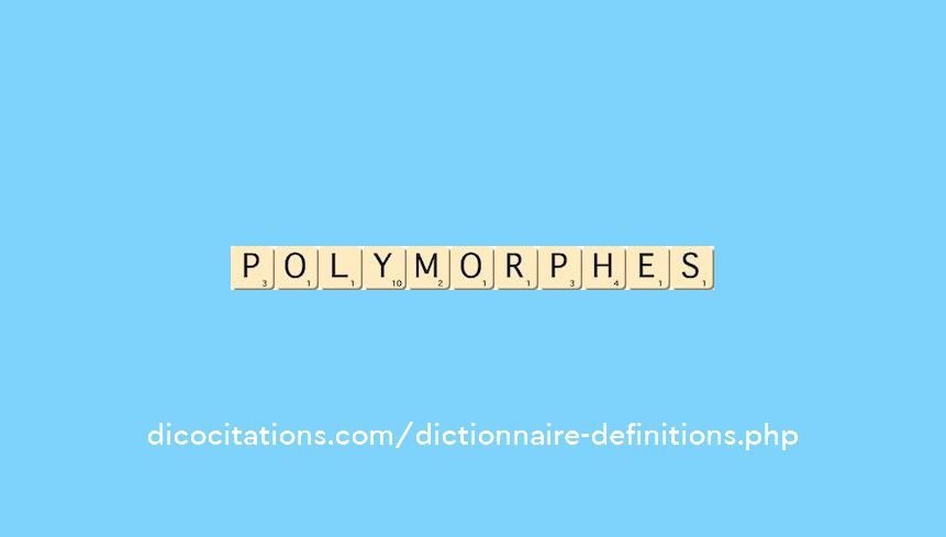 polymorphes polymorphes