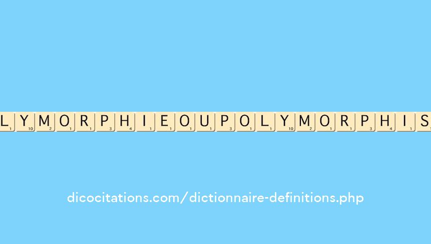 polymorphie-ou-polymorphisme