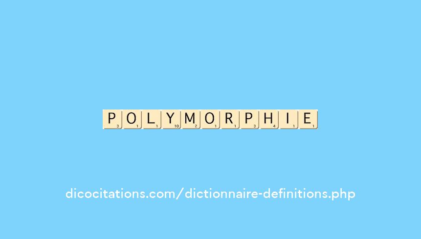 polymorphie polymorphie