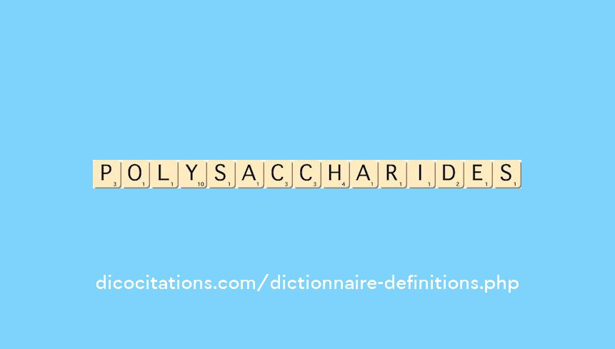 polysaccharides