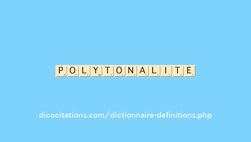 polytonalite