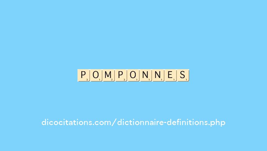 pomponnes