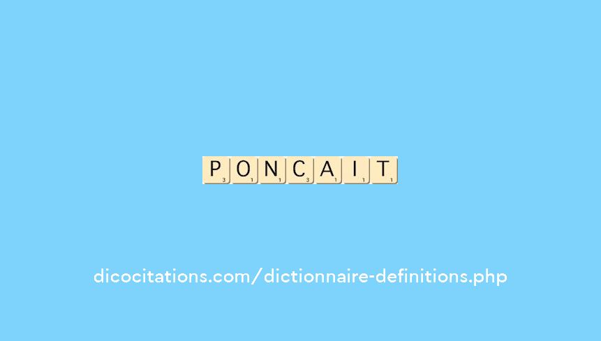 poncait poncait