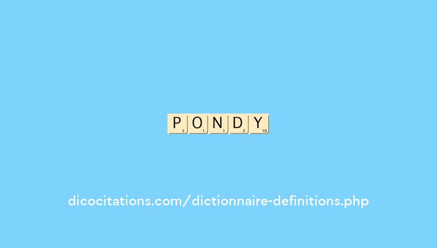 pondy