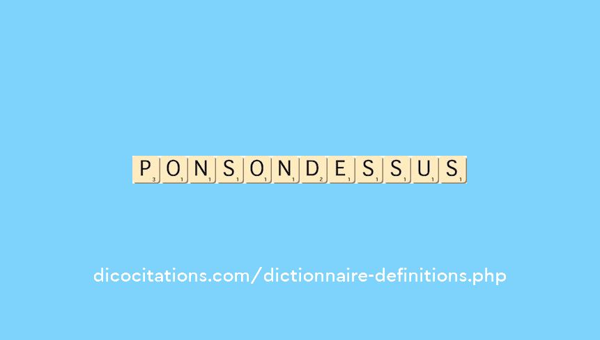 ponson-dessus