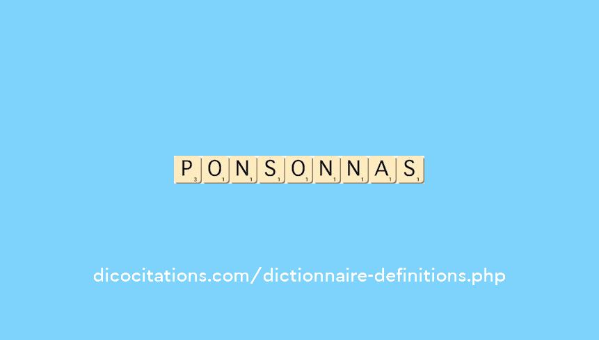 ponsonnas