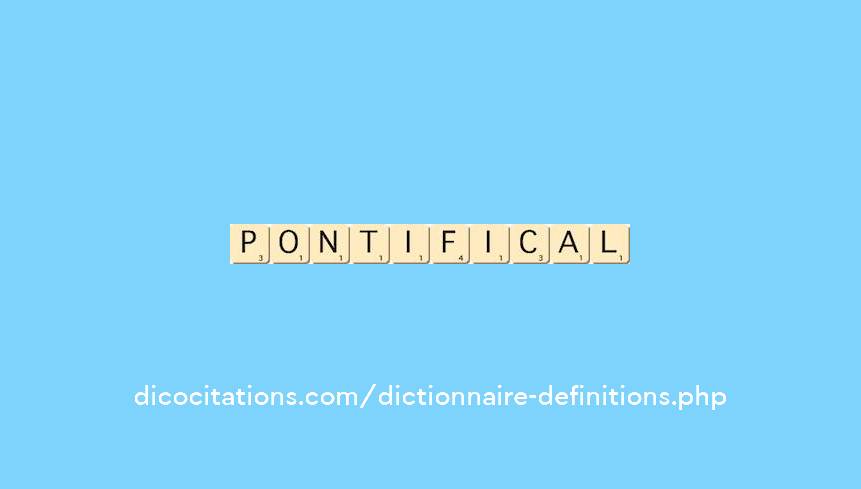 pontifical