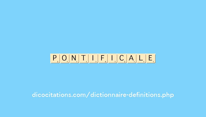 pontificale pontificale