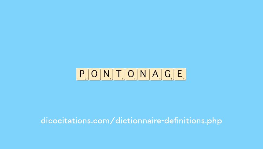 pontonage