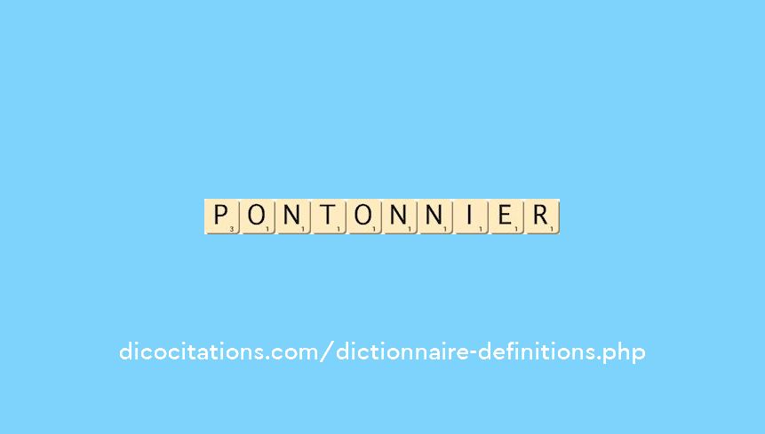 pontonnier