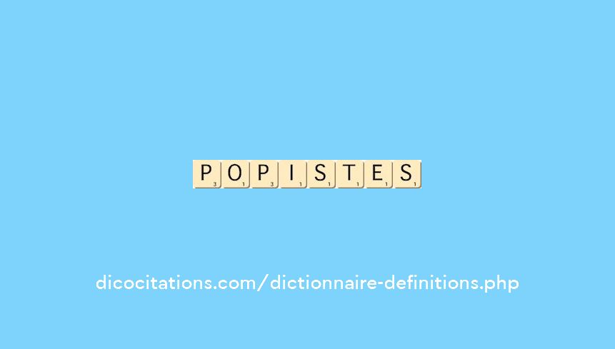 popistes popistes