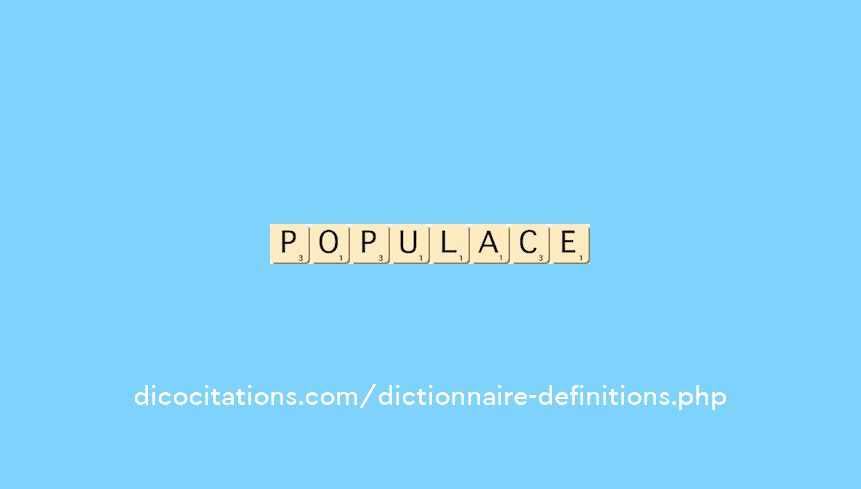 populace