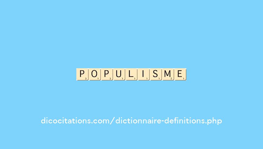 populisme populisme