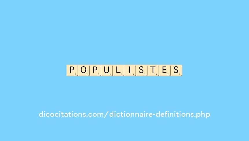 populistes