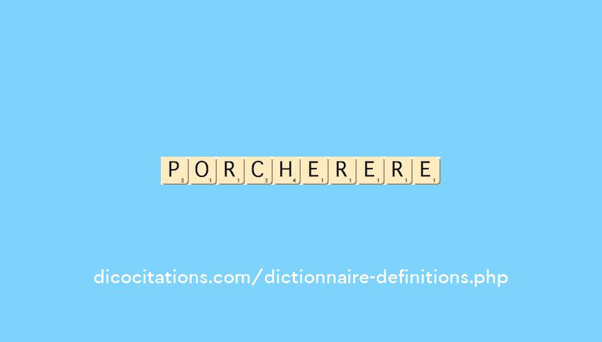 porcher--ere