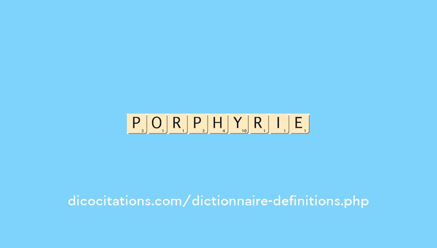 porphyrie porphyrie