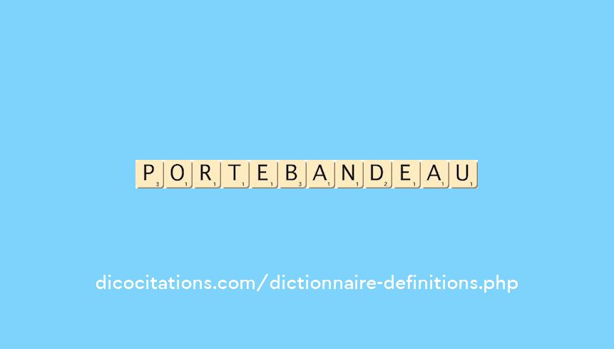 porte-bandeau
