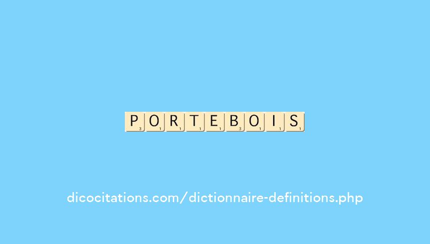 porte-bois porte-bois