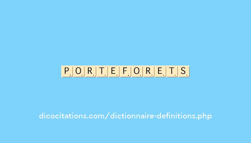 porte-forets porte-forets
